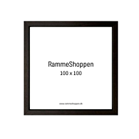 Holzrahmen, Braun, schmal, 100 x 100 cm - Typ 831 