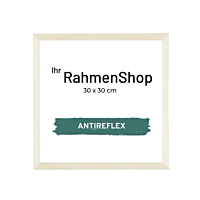 Reflexfreier Holzrahmen, Birkenholz, schmal, 30 x 30 cm - Typ 810