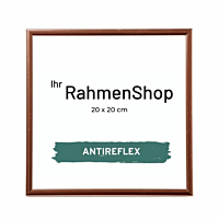 Reflexfreier Kupfer Aluminiumrahmen, glänzend, schmal, 20 x 20 cm – Typ 9022