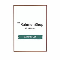 Reflexfreier Kupfer Aluminiumrahmen, glänzend, schmal, 42 x 60 cm (A2) – Typ 9022 