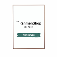 Reflexfreier Kupfer Aluminiumrahmen, glänzend, schmal, 50 x 70 cm – Typ 9022 