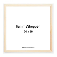 Træramme, Birketræ 20x20 cm