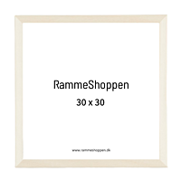 Holzrahmen, Birkenholz, schmal, 30 x 30 cm - Typ 810