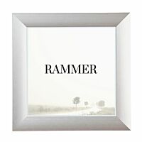 Silbergrauer Aluminiumrahmen, Champagne, gebürstet, breit, 50 x 50 cm – Typ 8982 