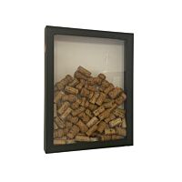 Weinkorken Sammler "GRAND CRU" - 30x30cm - Schwarz