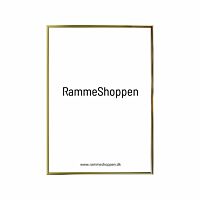 Goldener Aluminiumrahmen, glänzend, schmal - Typ 9012