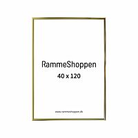 Goldener Aluminiumrahmen, glänzend, schmal, 40 x 120 cm – Typ 9012 