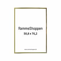 Goldener Aluminiumrahmen, glänzend, schmal, 50 x 75 cm für 50,8 x 76,2 cm Inhalt – Typ 9012 