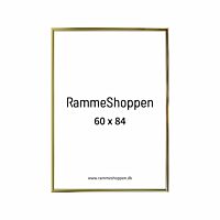 Goldener Aluminiumrahmen, glänzend, schmal, 60 x 84 cm (A1) – Typ 9012 