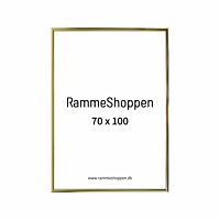 Goldener Aluminiumrahmen, glänzend, schmal, 70 x 100 cm – Typ 9012 