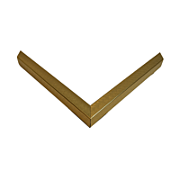 Rahmenleiste in Holz, Gold mit Muster - Typ 7160-01