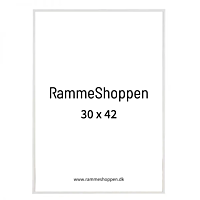 HVID RAMME, mAT ALUMINIUM 30X42 CM (A3)
