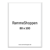 Holzrahmen, Weiß, schmal, 80 x 100 cm - Typ 861