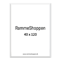 Holzrahmen, Weiß, schmal, 40 x 120 cm - Typ 860