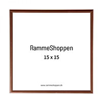 Kupfer Aluminiumrahmen, glänzend, schmal, 15 x 15 cm - Typ 9022 