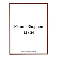 Aluminiumrahmen, Kupfer, glänzend, schmal, 18 x 24 cm, Typ 9022