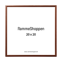 Kobber ramme 20x20 cm