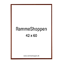 Kupfer Aluminiumrahmen, glänzend, schmal, 42 x 60 cm (A2) – Typ 9022 