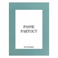 Dove blå passepartout
