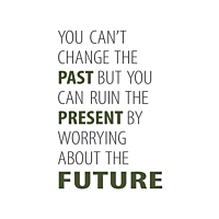 You cant change the past plakat