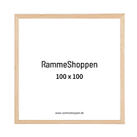 Bilderrahmen aus massivem Eichenholz, schmal, 100 x 100 cm - Typ 851 