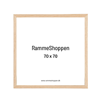 Holzrahmen, massives Eichenholz, schmal, 70 x 70 cm - Typ 851 