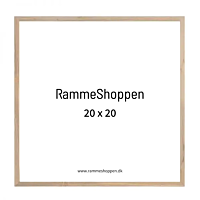 Egetræsramme 20x20 cm
