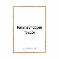 Egetræsramme i 70x100 cm