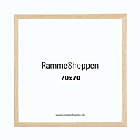 Holzrahmen, massives Eichenholz, schmal, 70 x 70 cm - Typ 320