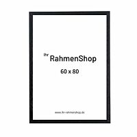 Holzrahmen, Schwarz, schmal, 60 x 80 cm - Typ 841 