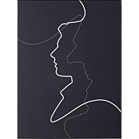 Poster, Together Female - Schwarz
