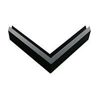 Schattenfugenrahmen in Schwarz und Silber - Typ  6330-02