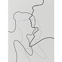 Poster, Together Female - Weiß