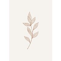 Poster - Brown Leaves