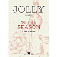 Poster, Jolly all year, Weinposter
