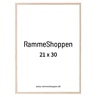 Egetræsramme 21x30 cm, A4
