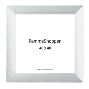 Bilderrahmen Torino 20x20 cm mit Passepartout Antique White für Bild 14x14 